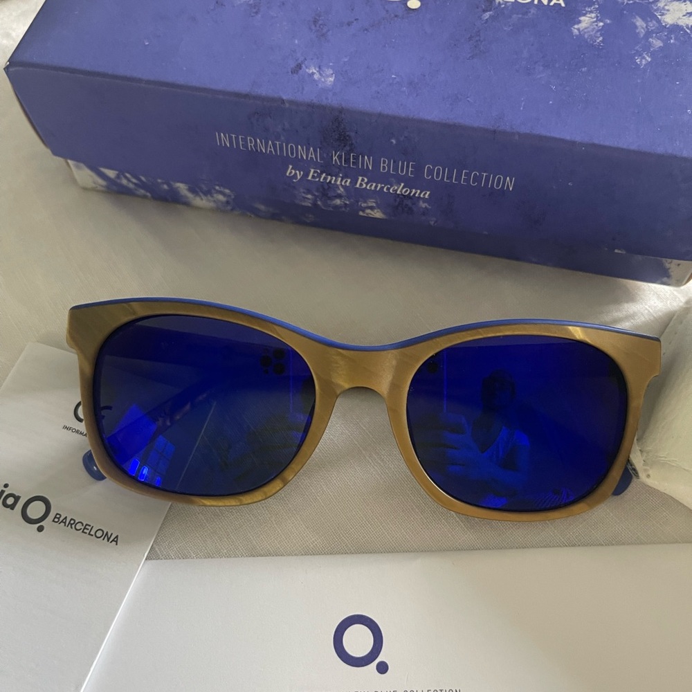 Etnia Barcelona & Yves Klein Collab. Indigo Sunglasses-Limited Edition